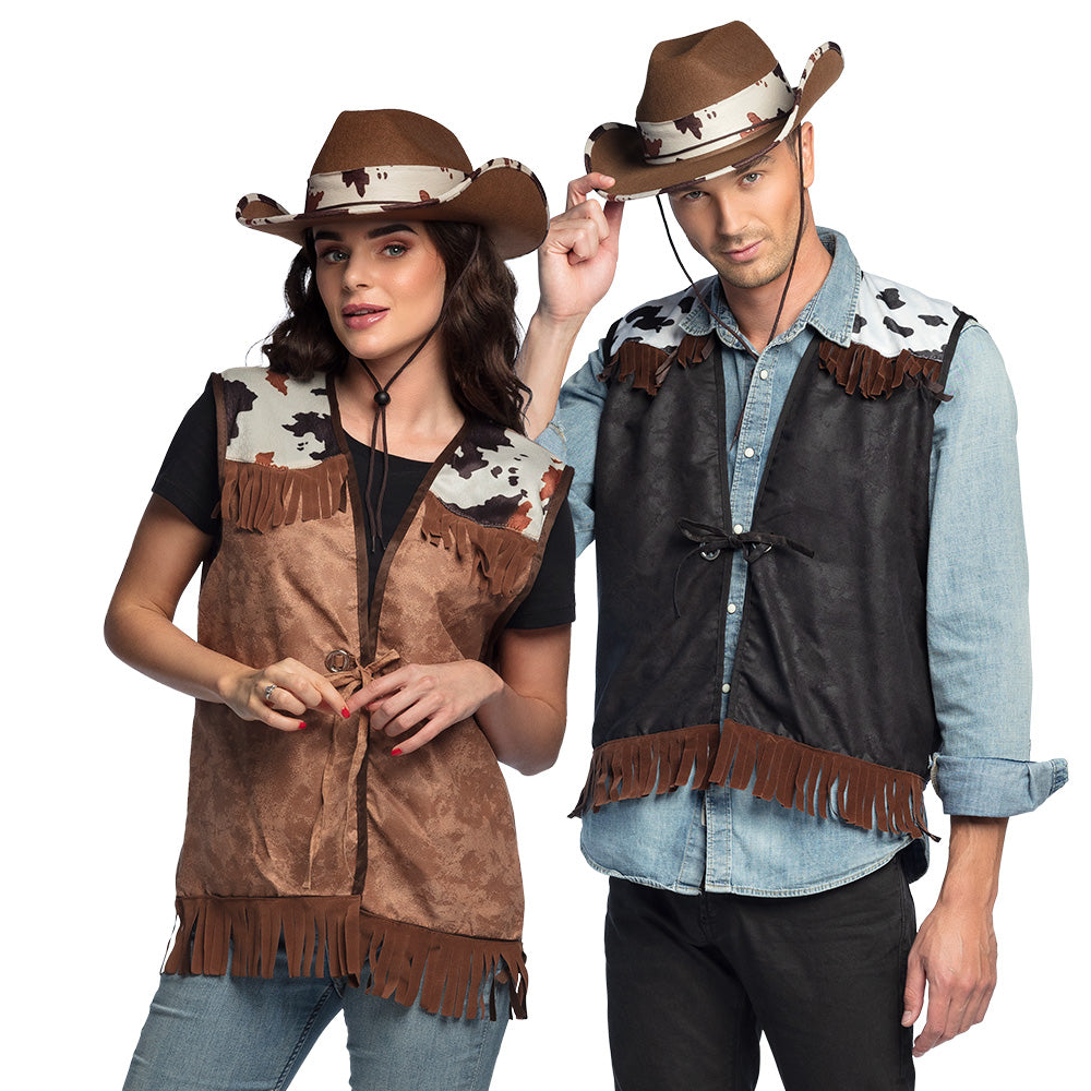 Zwart western-gilet - foto 2