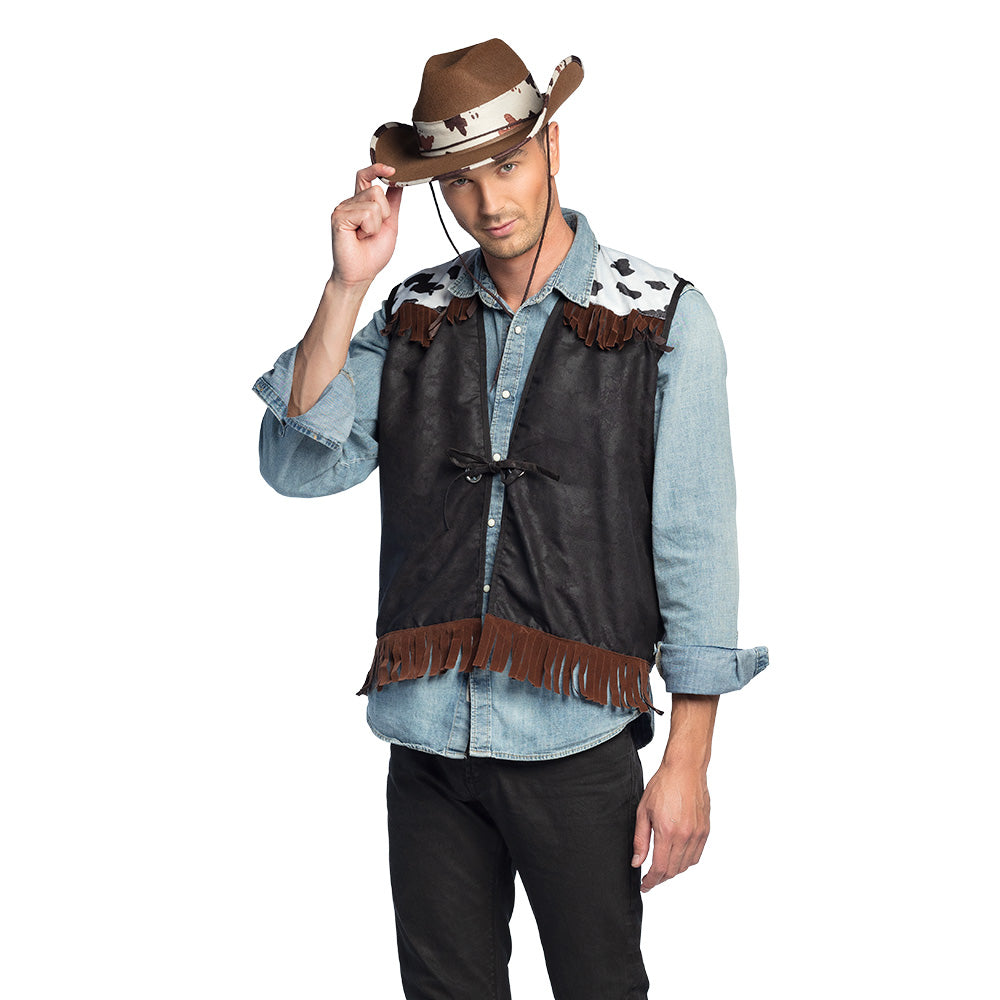 Zwart western-gilet - foto 3