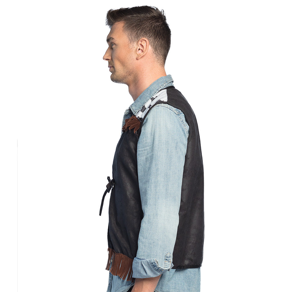 Zwart western-gilet - foto 4