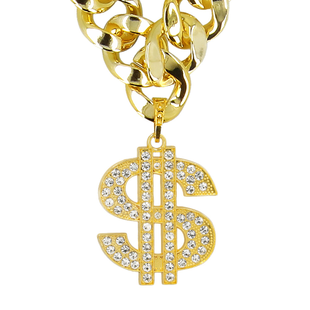 Gouden ketting Dollar Memphis - foto 3