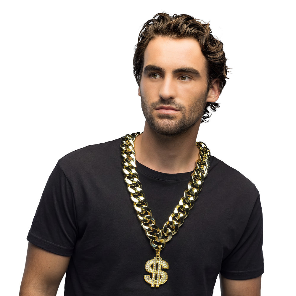 Gouden ketting Dollar Memphis - foto 4