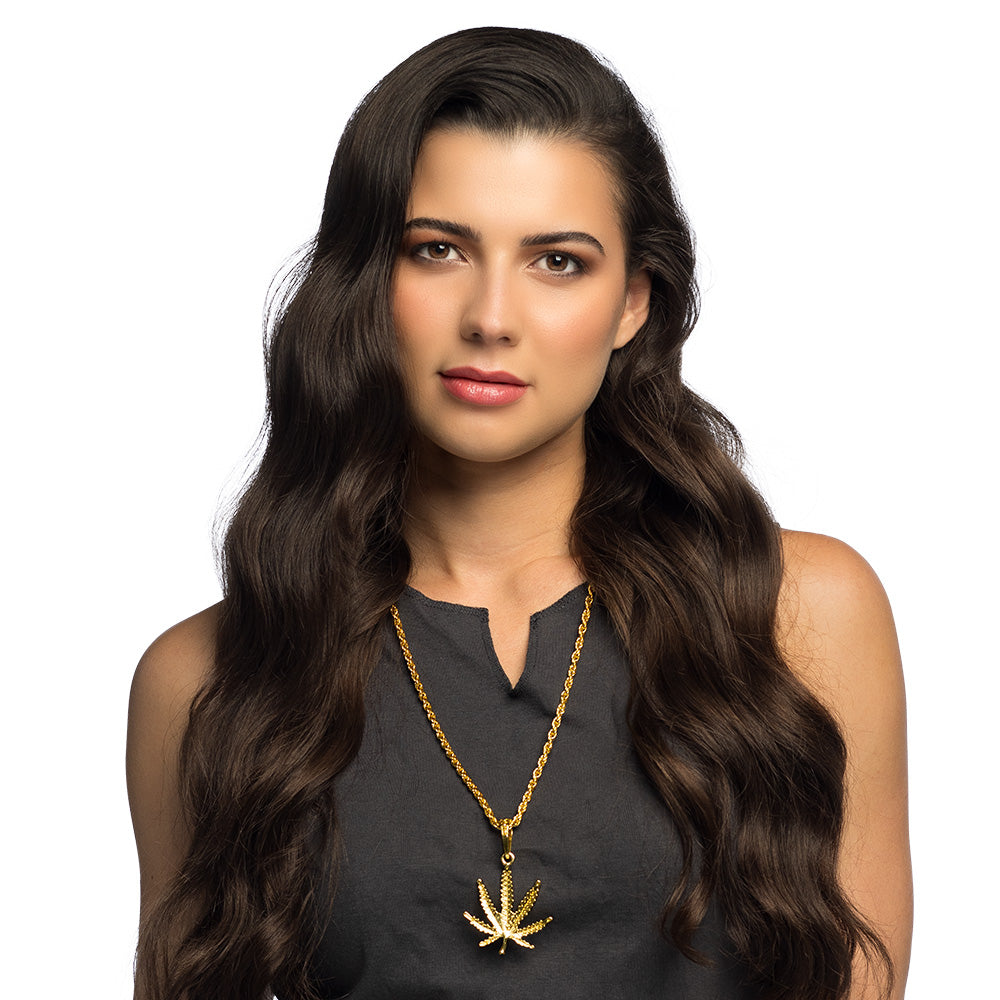 Gouden schakelketting Grass - foto 4