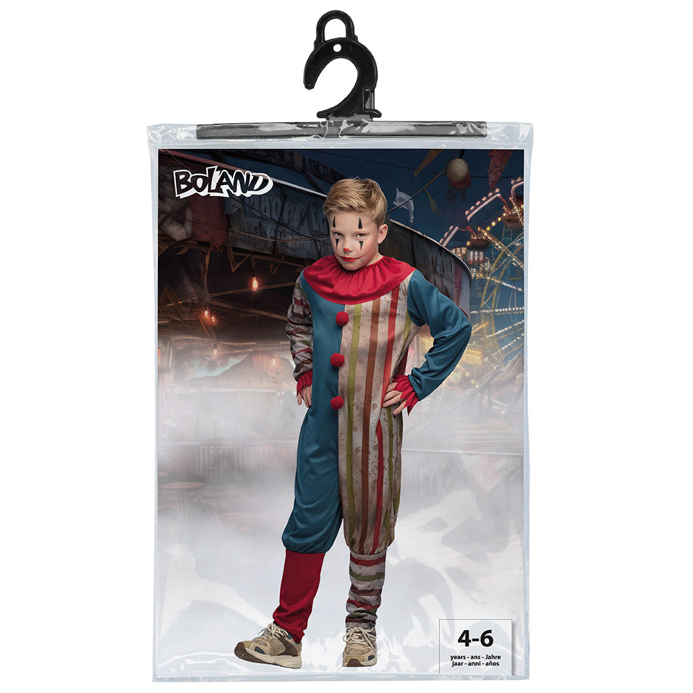 Jongen in griezelig Evil Clown-kostuum - foto 3