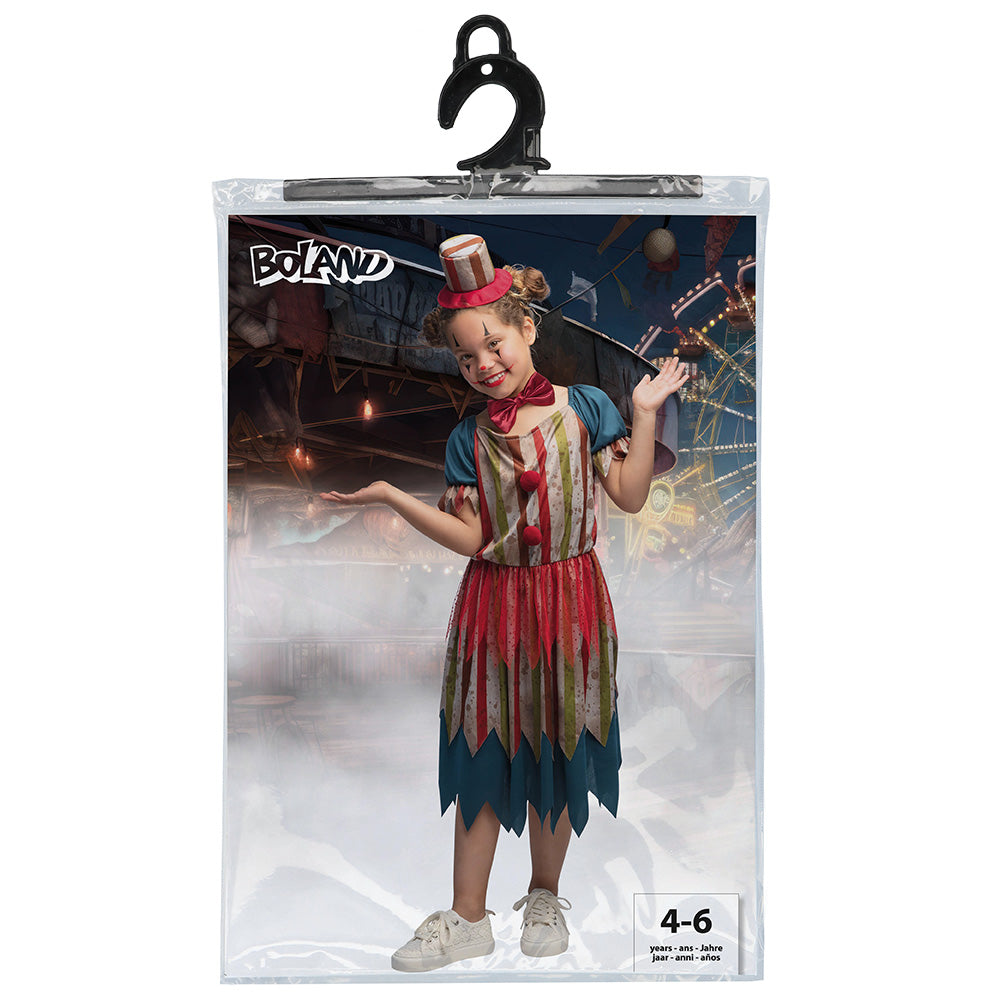 Meisje in griezelig Evil Clownette-kostuum - foto 3
