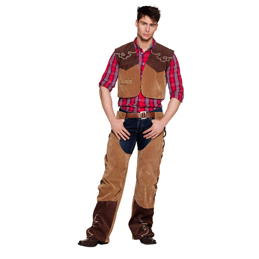 Man in compleet Cowboy Bruce-kostuum