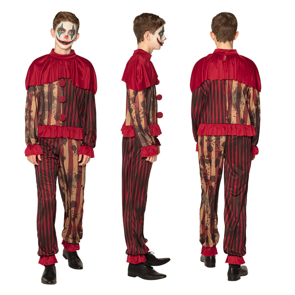 Man in donker Midnight Clown-kostuum - foto 2