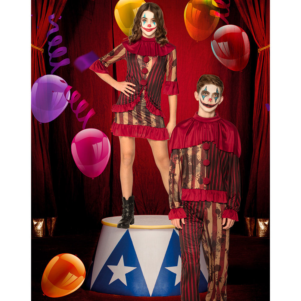 Man in donker Midnight Clown-kostuum - foto 5