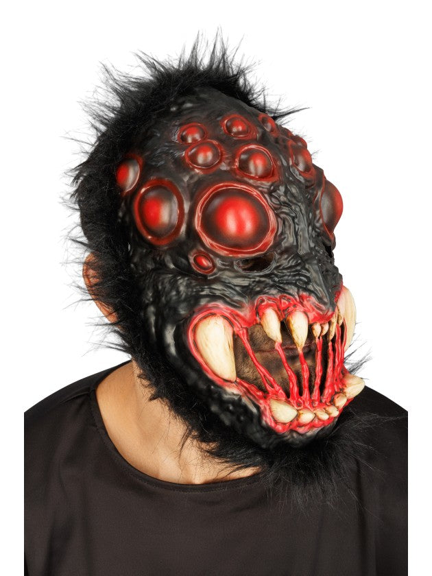 Schuimmasker spin met haar - foto 2