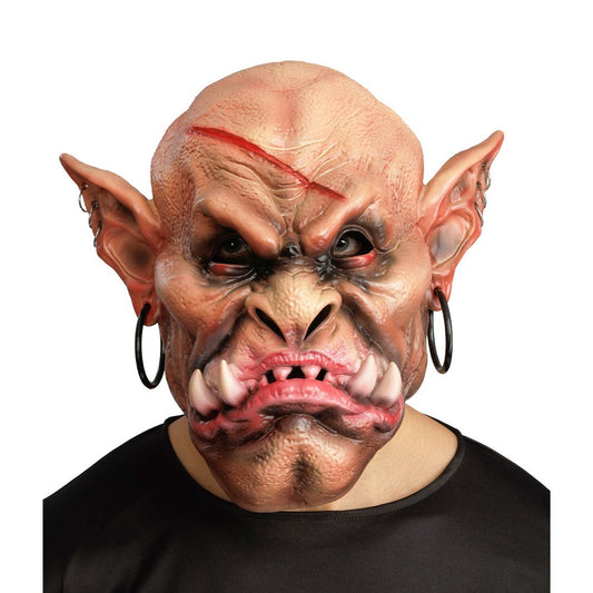 Schuimmasker monster met piercings