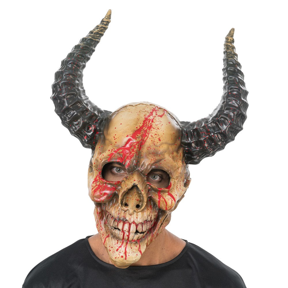 Schuimmasker bebloede demonenschedel