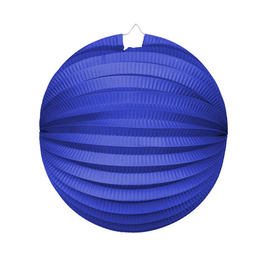 Papieren lampion in blauw, 25 cm