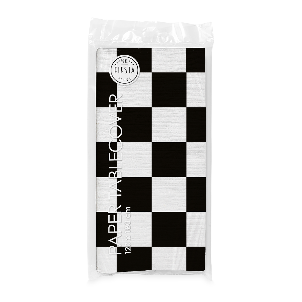 Papieren tafelkleed met raceprint - tweede productfoto