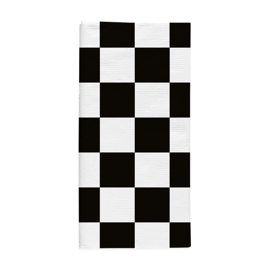 Papieren tafelkleed met raceprint, 120 x 180 cm