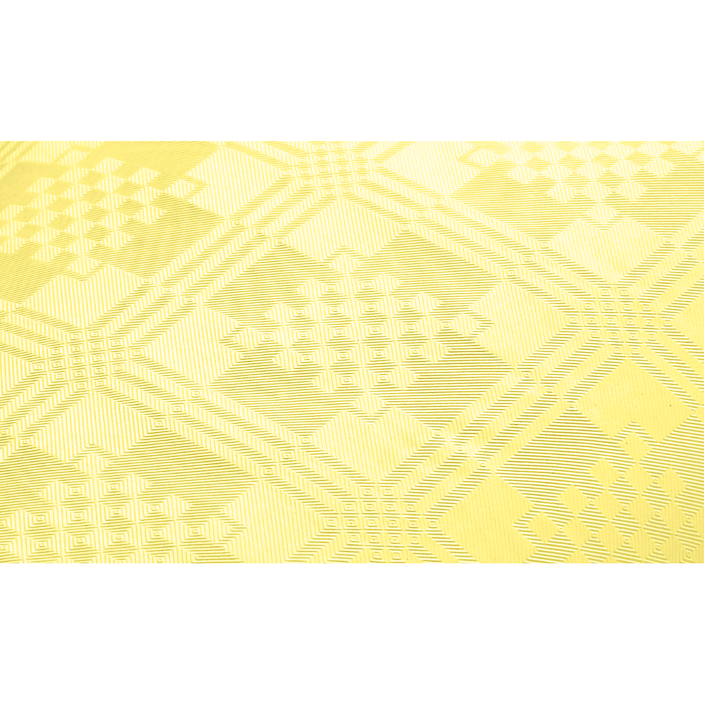 Papieren tafelrol geel van 1,19 x 8 m - tweede productfoto