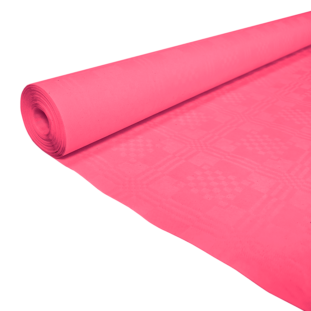 Papieren tafelrol hot pink van 1,19 x 8 m