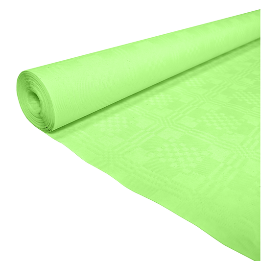 Papieren tafelrol lichtgroen van 1,19 x 8 m