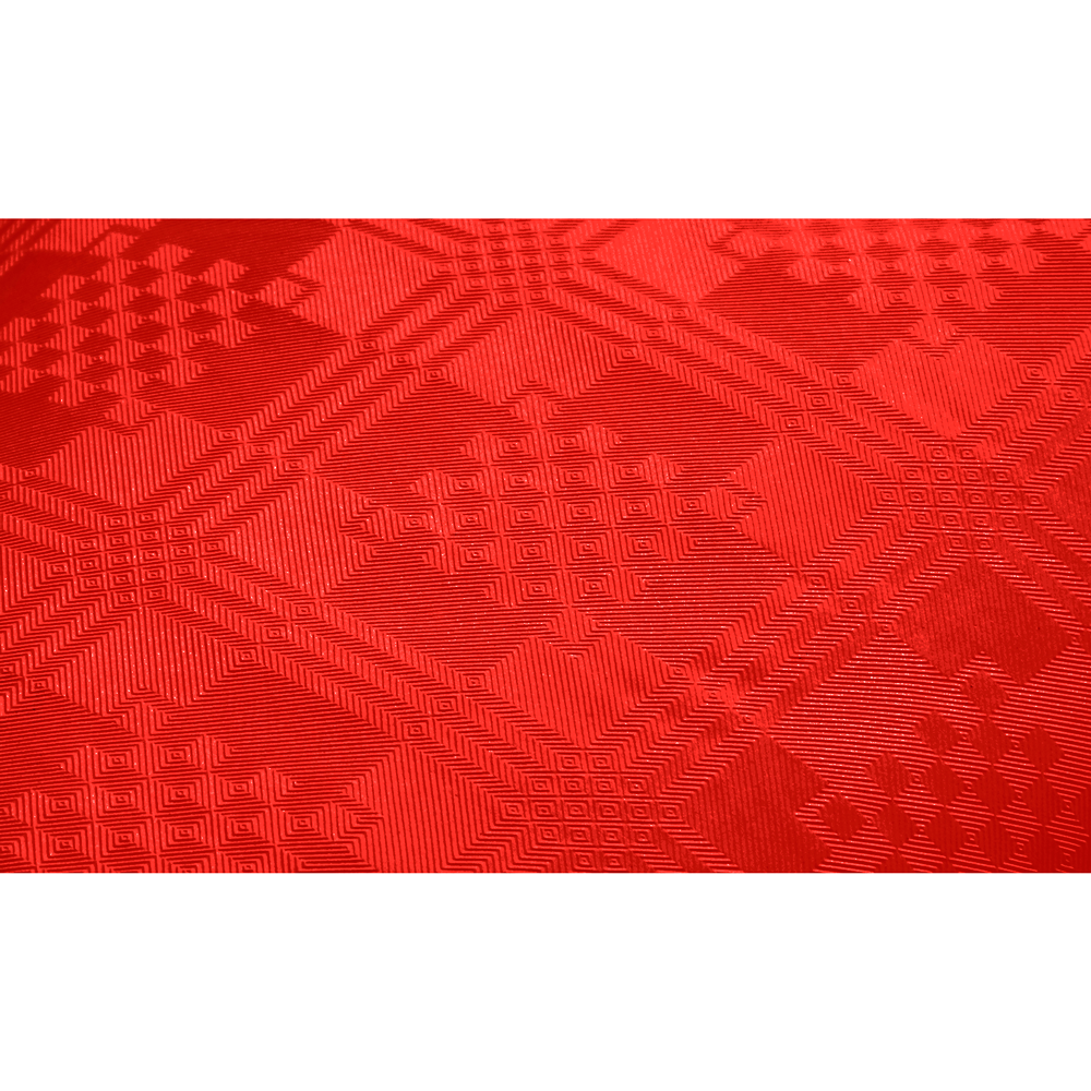 Papieren tafelrol rood van 1,19 x 8 m - tweede productfoto