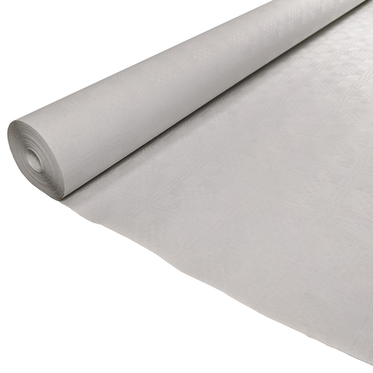 Papieren tafelrol wit van 1,19 x 25 m