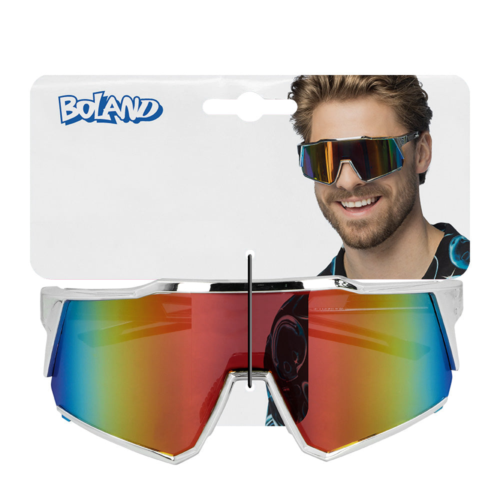 Partybril Rave Reflect met spiegelende glazen - foto 6