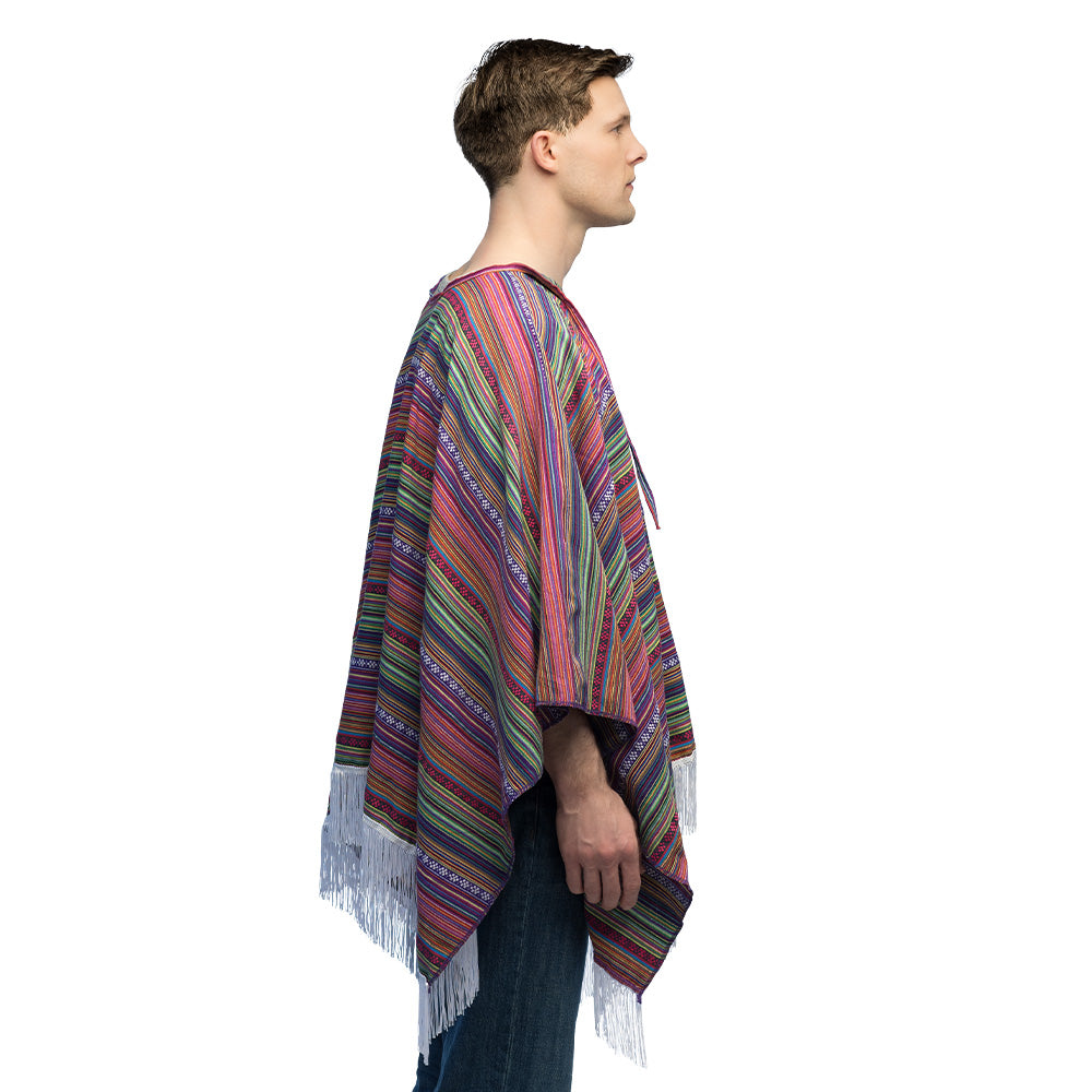 Kleurrijke Mexicaanse poncho Luz - foto 3