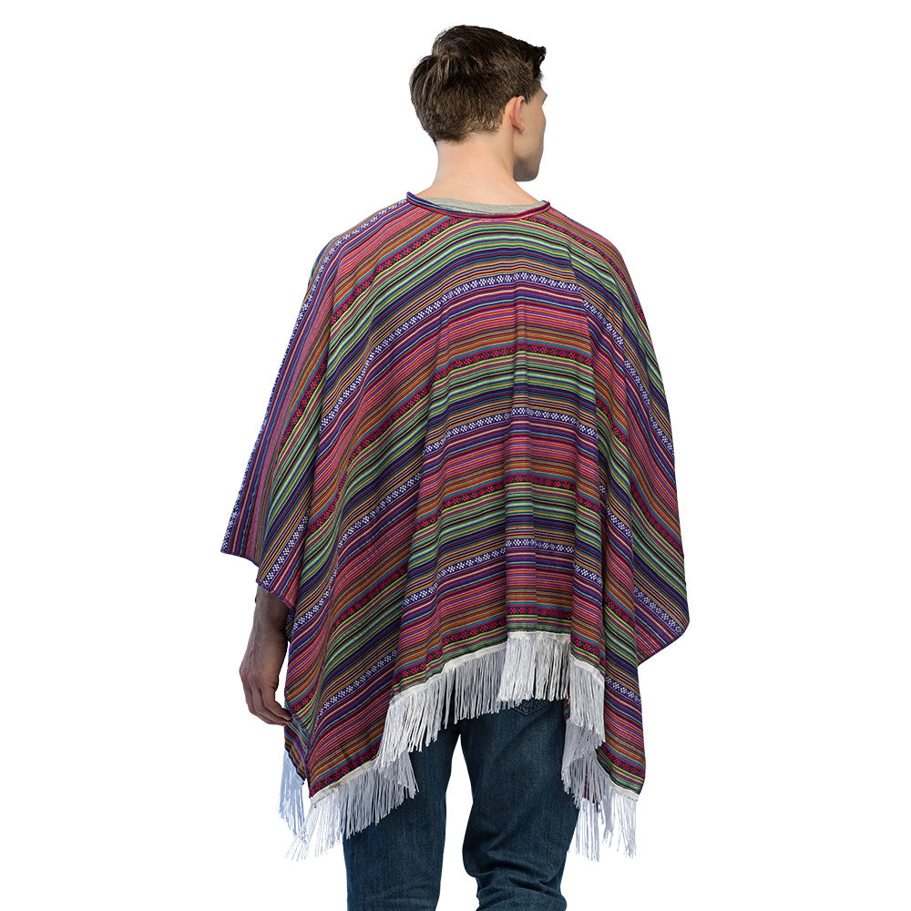 Kleurrijke Mexicaanse poncho Luz - foto 4