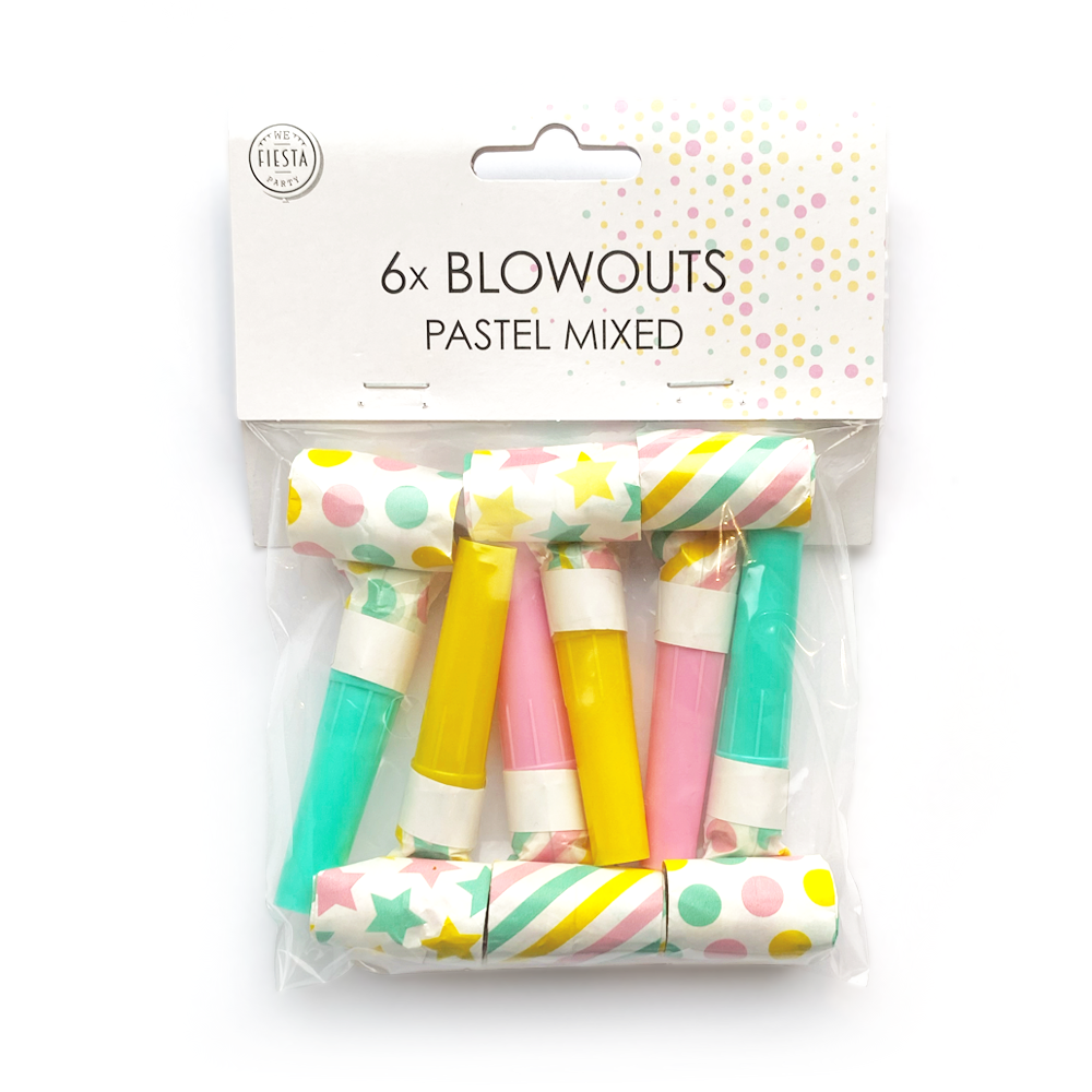 Roltongen (6 stuks) pastel