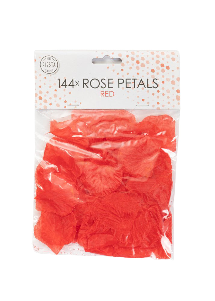 Rozenblaadjes in rood, verpakking van 144 stuks - tweede productfoto