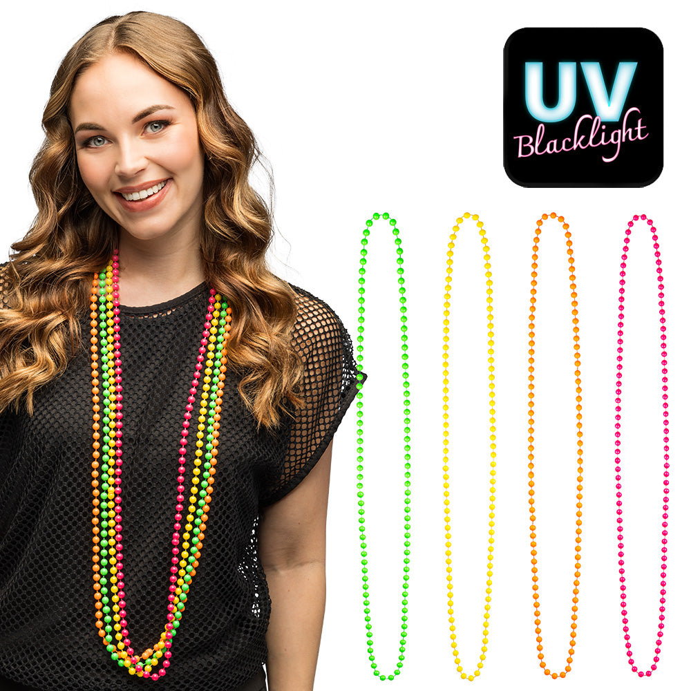 Set van 4 UV-kettingen Candy