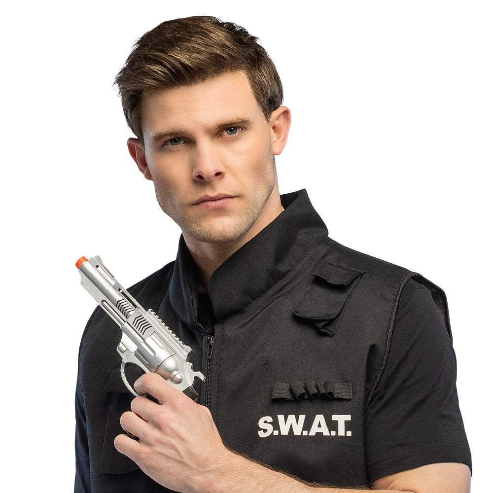 Speelgoedpistool politie Justice van 25 cm
