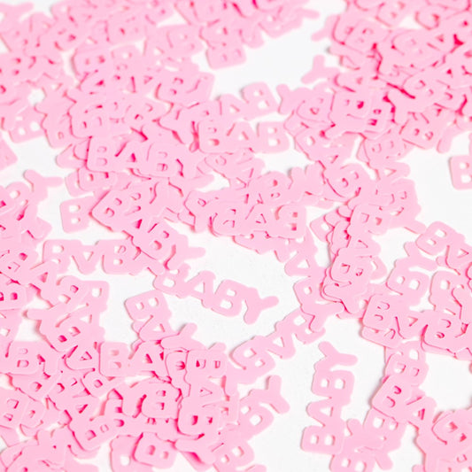 Tafelconfetti Baby Roze – 14 gram