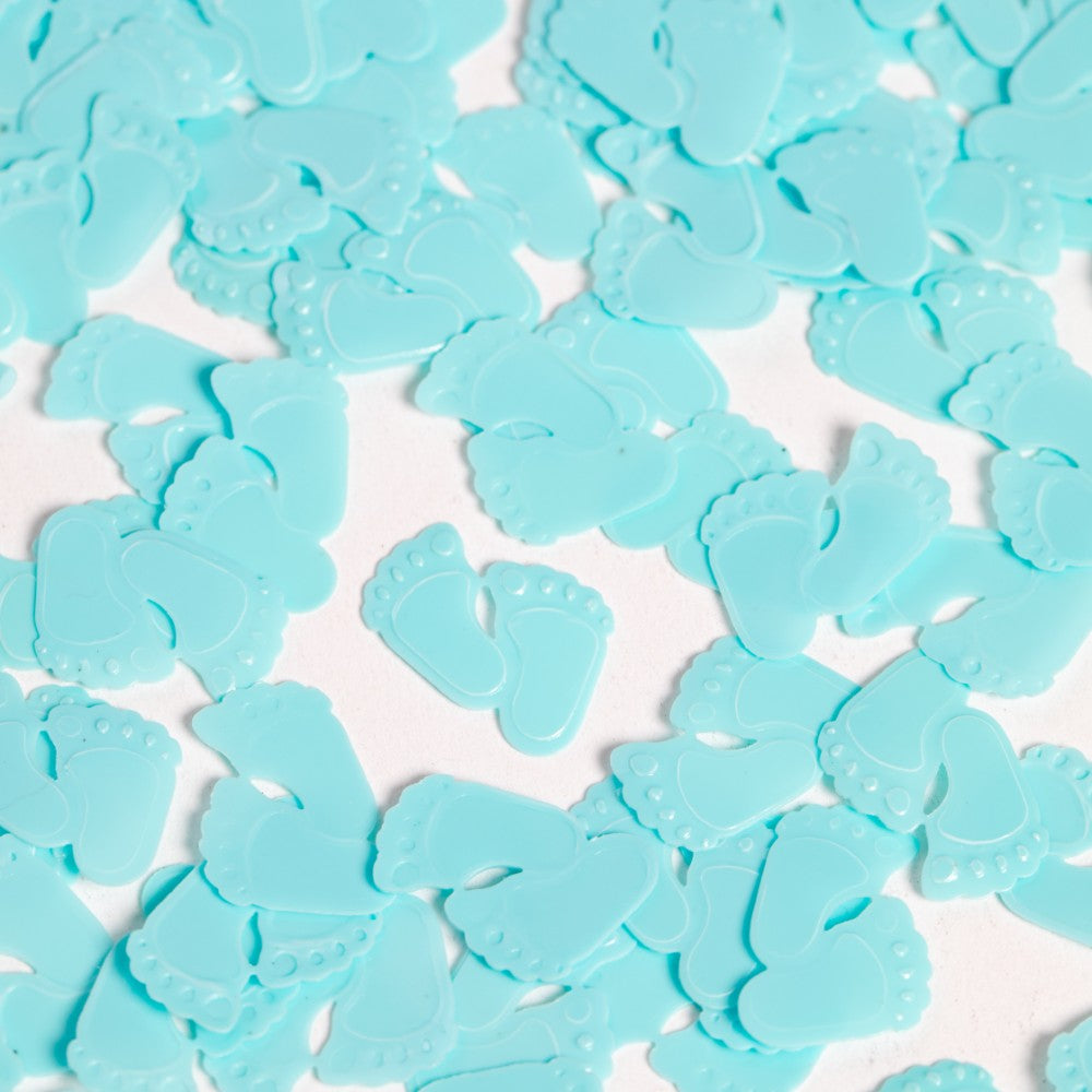 Tafelconfetti Babyvoetjes Blauw – 14 gram