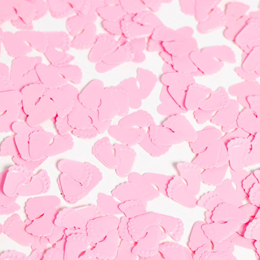 Tafelconfetti Babyvoetjes Roze – 14 gram