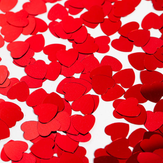 Tafelconfetti Rode Hartjes – 14 gram