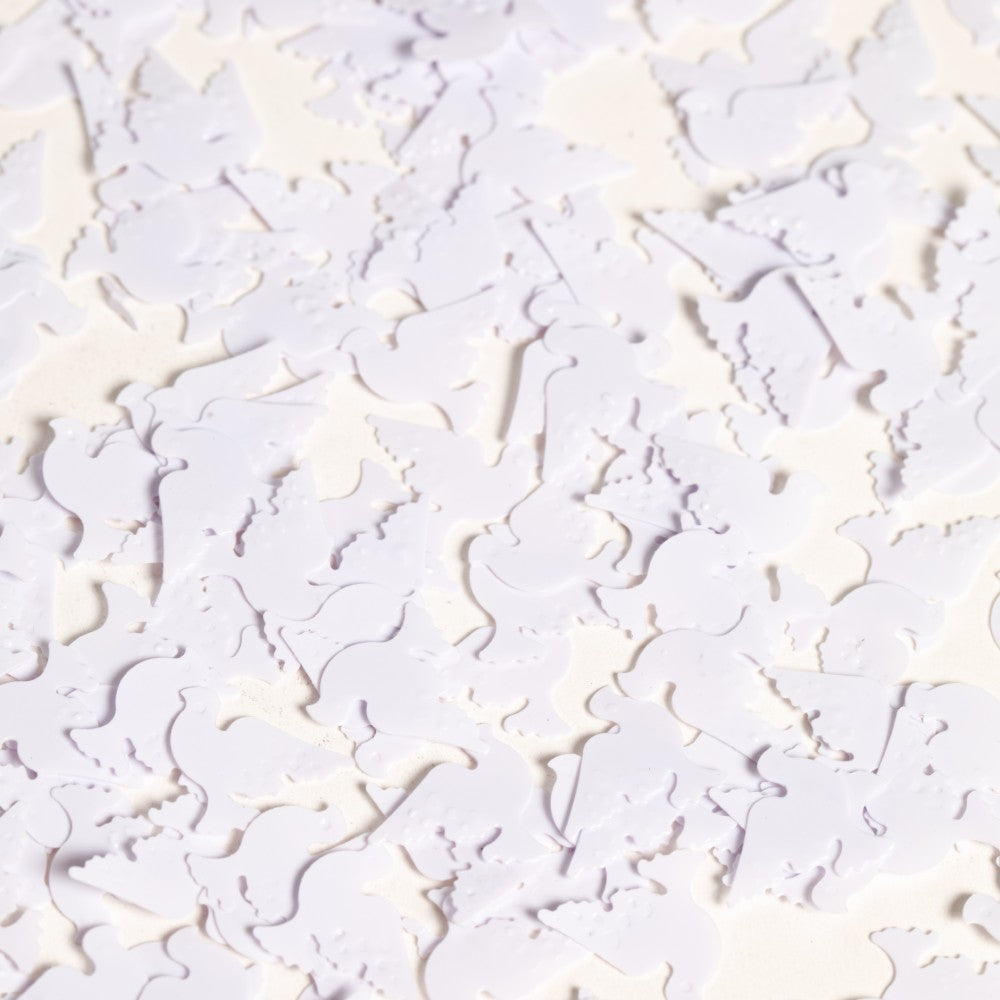 Tafelconfetti Witte Duiven – 14 gram