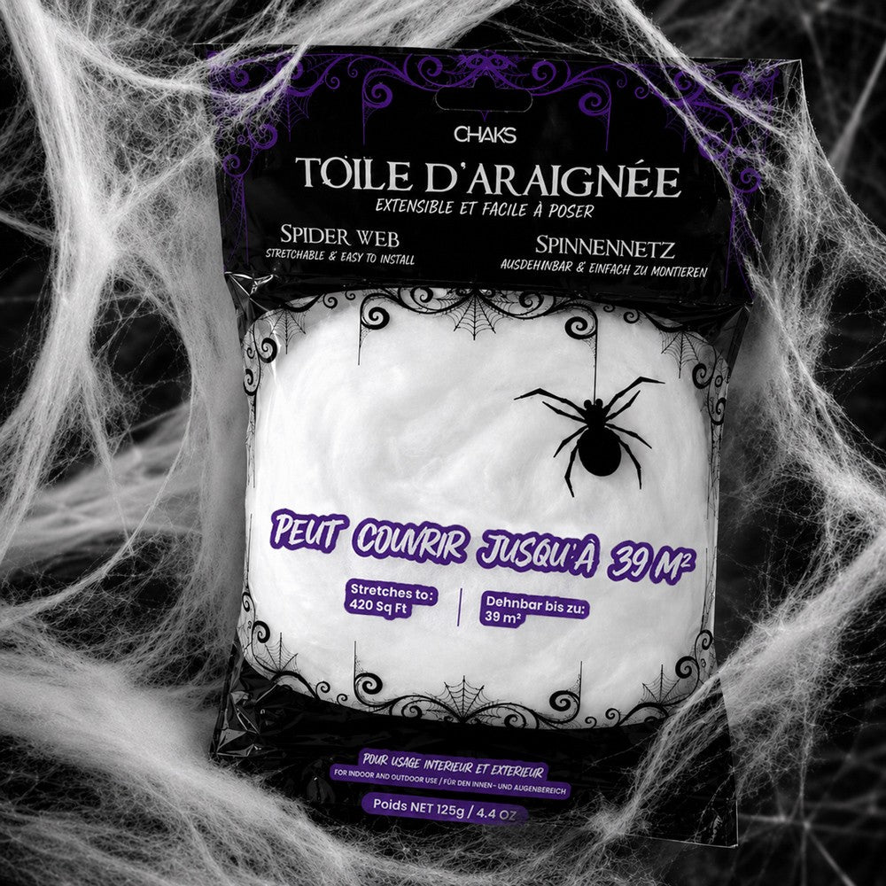 Spinnenweb wit 125 gram