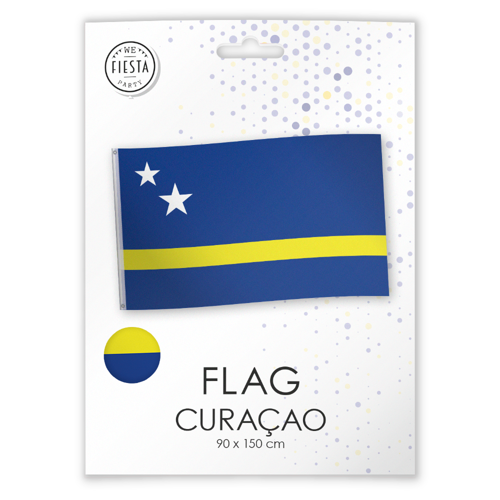Vlag Curaçao 150 x 90 cm - foto 2