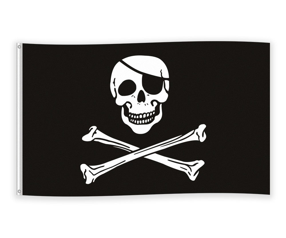 Vlag Piraat 150 x 90 cm