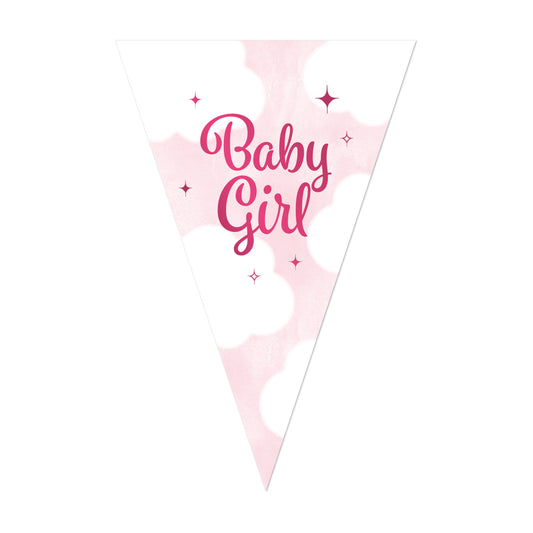 Vlaggenlijn Baby Girl – 10 meter