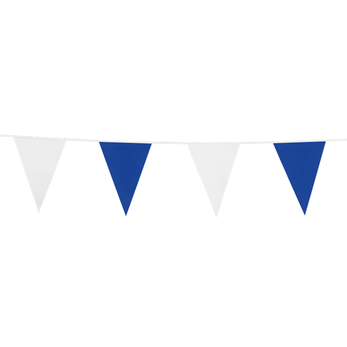 Vlaggenlijn Blauw Wit 10 meter