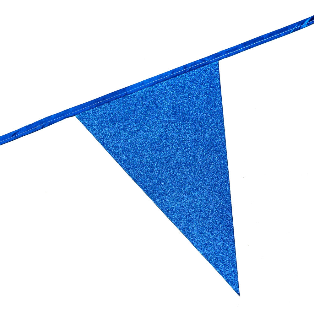 Vlaggenlijn Donkerblauw Glitter 6 meter - foto 3