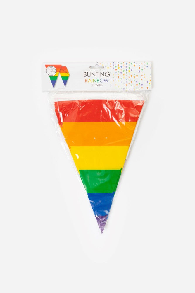 Vlaggenlijn Regenboog 10 meter - foto 2