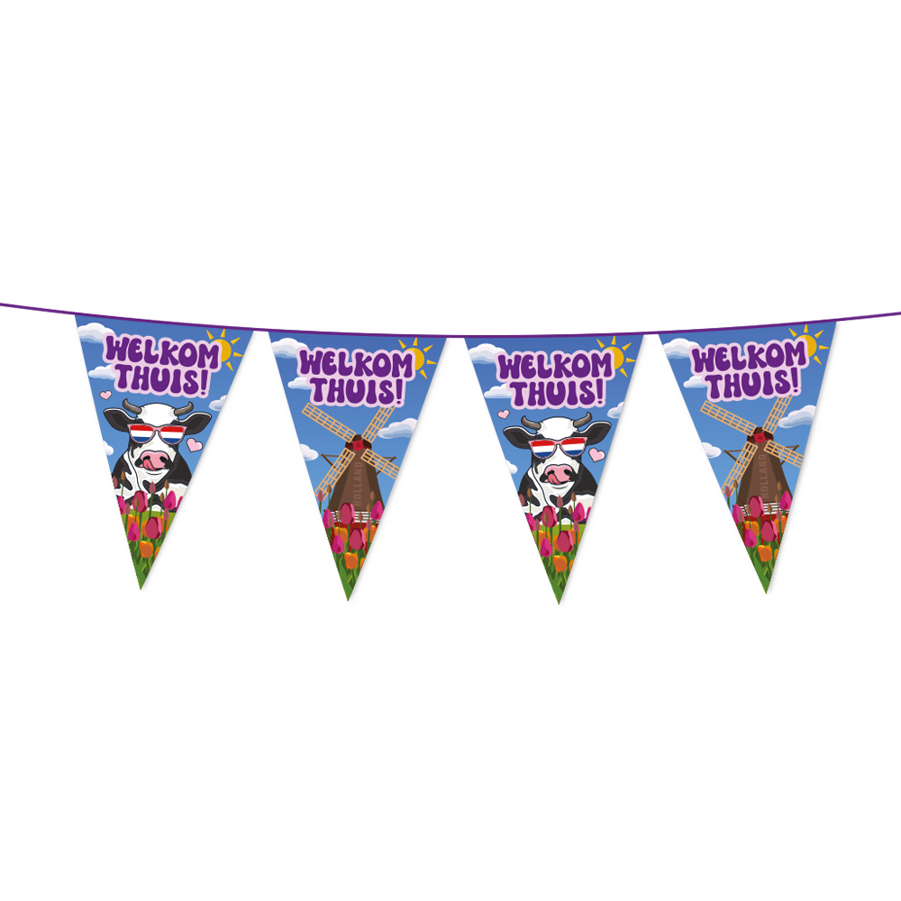Vlaggenlijn Welkom Thuis – 10 meter
