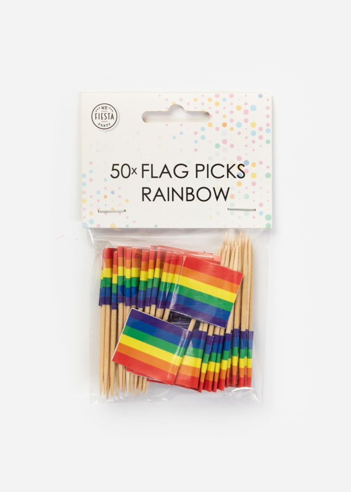 Vlagprikkers Regenboog, 50 stuks - foto 3