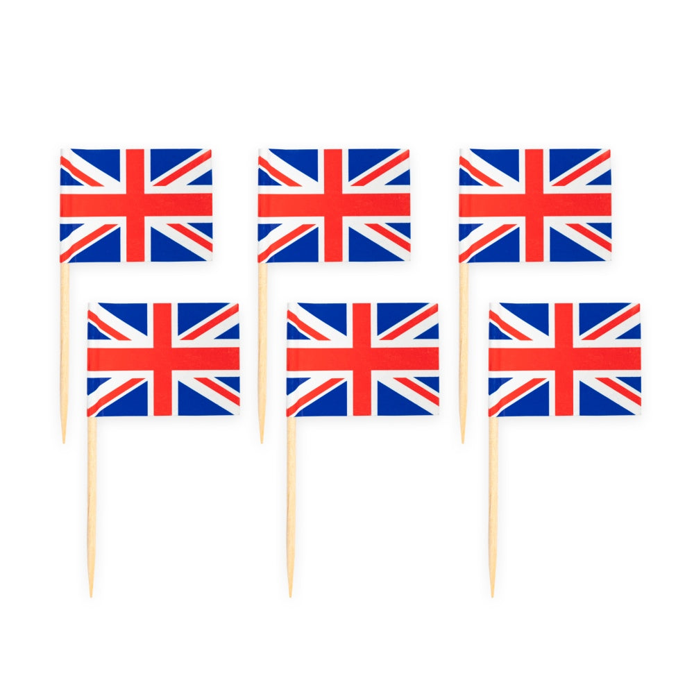 Vlagprikkers Union Jack, 50 stuks - foto 2